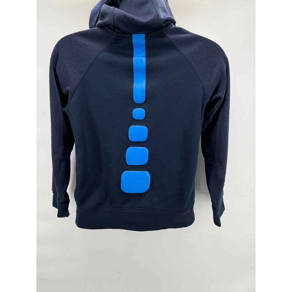 Nike Hoodie Boys XL Navy Blue Elite Therma-FIT Full Zip Fleece Jacket